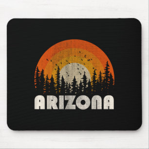 Arizona - grappige natuur vintage wandelen 60s 70s muismat