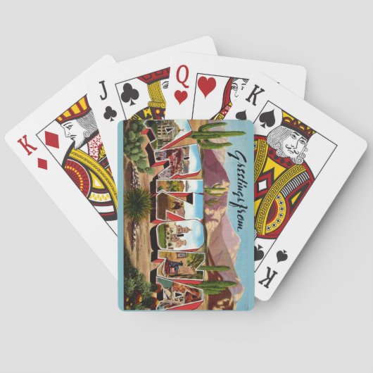 Arizona Greeting Playing Cards Pokerkaarten (Achterkant)