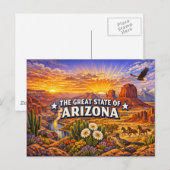 Arizona Greetings Ansichtkaart Briefkaart (Voorkant / Achterkant)