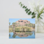 Arizona Greetings Phoenix Landmark Mountain Briefkaart (Staand voorkant)