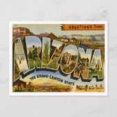 Arizona-groetings uit de VS Briefkaart (Voorkant)