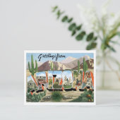 Arizona-groetings uit de VS Briefkaart (Staand voorkant)