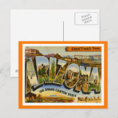 Arizona-groetings uit de VS Briefkaart (Voorkant / Achterkant)