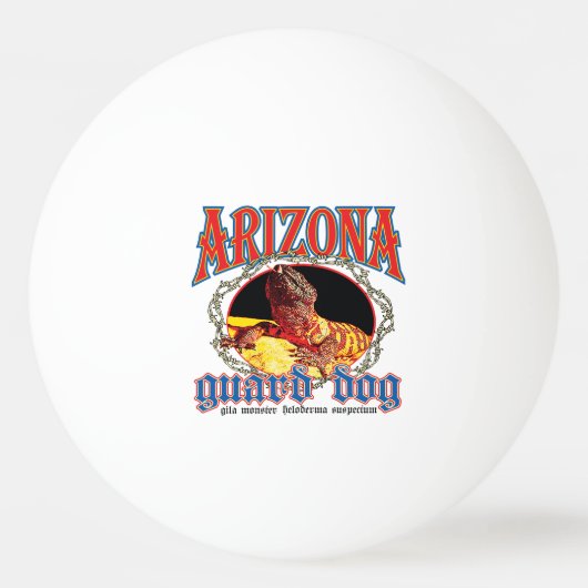 Arizona Guard Dog Lizard Pingpongbal (Voorkant)