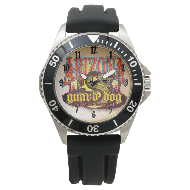 Arizona Guard Dog Snake Horloge (Voorkant)