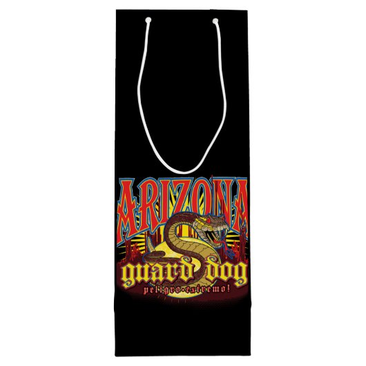 Arizona Guard Dog Snake Wijn Cadeautas (Achterkant)