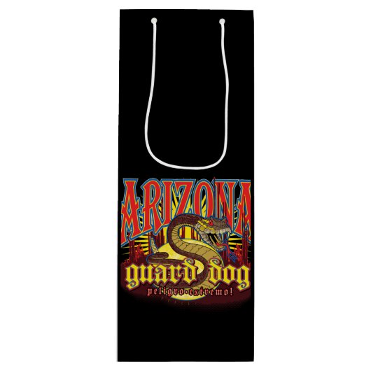 Arizona Guard Dog Snake Wijn Cadeautas (Voorkant)