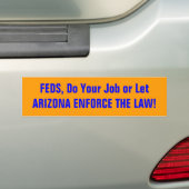 ARIZONA HANDHAVEN DE WET BUMPERSTICKER (Op auto)