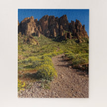 Arizona Hiking Trail Spring Superstition Mountain