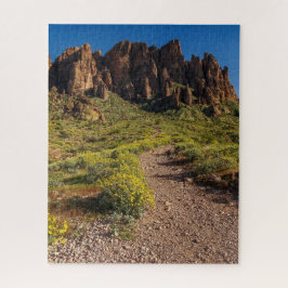 Arizona Hiking Trail Spring Superstition Mountain Legpuzzel