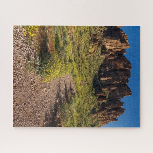 Arizona Hiking Trail Spring Superstition Mountain Legpuzzel (Horizontaal)