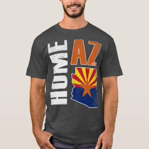  Arizona Home Flag Map Arizonian T-shirt