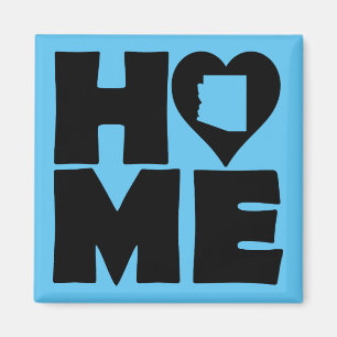 Arizona Home Heart State Fridge Magnet
