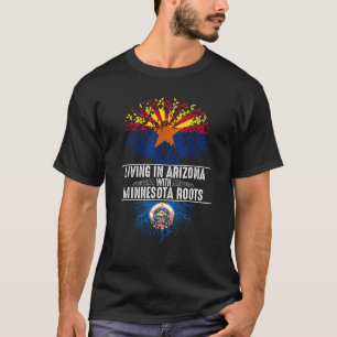 Arizona Home Minnesota Roots State Tree Flag Shirt