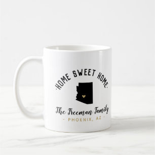 Arizona Home Sweet Home Familie Monogram Mok