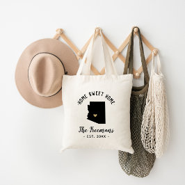 Arizona Home Sweet Home Familie Monogram Tote Bag