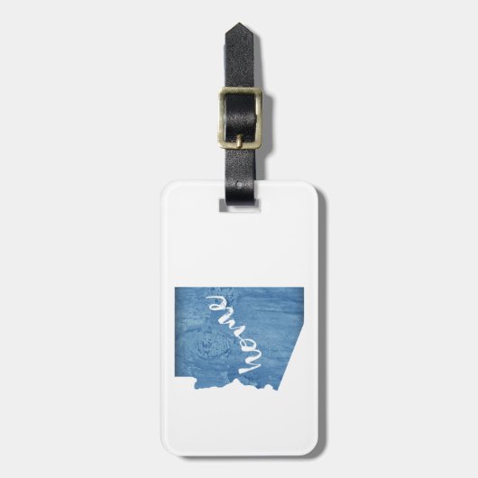 Arizona Home Wood Grain Bagagelabel (Voorkant verticaal)