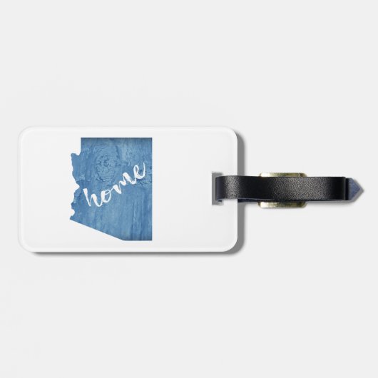 Arizona Home Wood Grain Bagagelabel (Achterkant horizontaal)