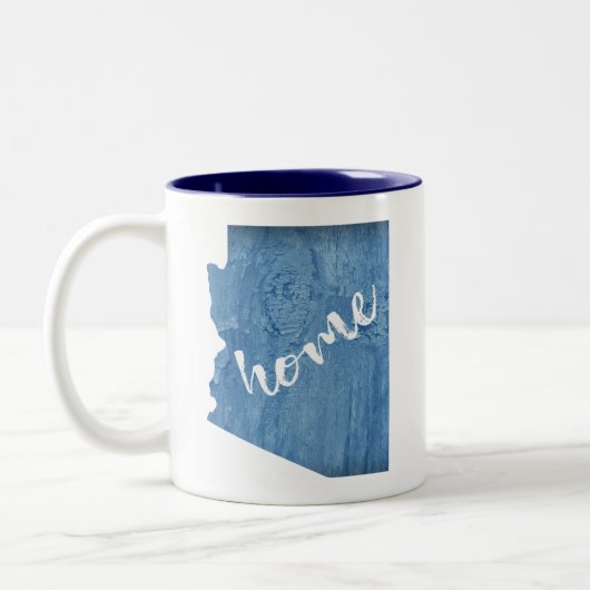 Arizona Home Wood Grain Tweekleurige Koffiemok (Links)