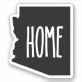 Arizona Home Zwart-wit Sticker (Voorkant)