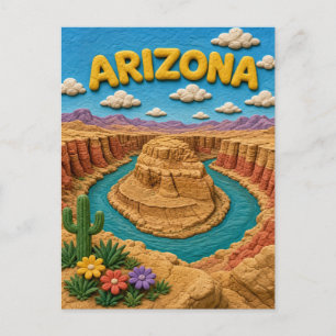 Arizona Horseshoe Bend Modern KLAYKOO Briefkaart