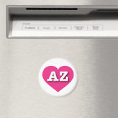 Arizona Hot Pink Heart - Ik hou van AZ Magneet (Insitu (Vaatwasser))