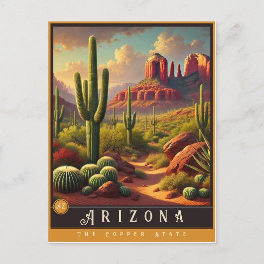 Arizona | hyperrealistisch Briefkaart (Voorkant)