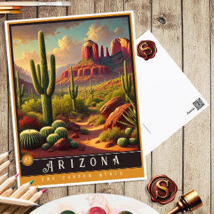 Arizona hyperrealistisch Briefkaart