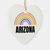 Arizona - Ik hou van Arizona - Phoenix Arizona Keramisch Ornament (Rechts)