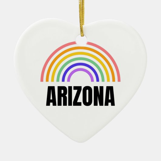 Arizona - Ik hou van Arizona - Phoenix Arizona Keramisch Ornament (Voorkant)