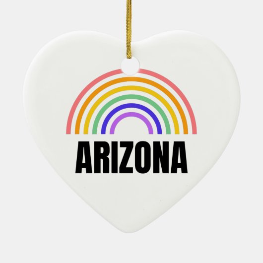 Arizona - Ik hou van Arizona - Phoenix Arizona Keramisch Ornament (Achterkant)