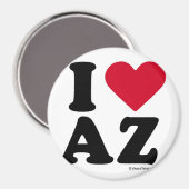 ARIZONA - IK HOU VAN AZ - IK HOU VAN ARIZONA MAGNEET (Voorkant / Achterkant)