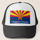 Arizona, ik steun Arizona Trucker Pet (Voorkant)