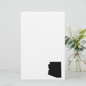 Arizona in Black Briefpapier (Staand voorkant)