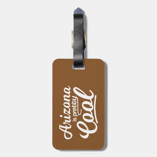 Arizona is  bagagelabel (Achterkant verticaal)