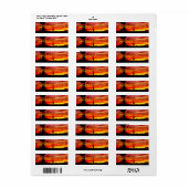 Arizona is een verbazingwekkende zonnewoestijn in  etiket (Full Sheet)