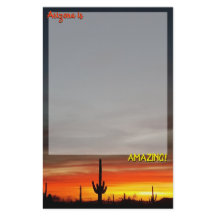"Arizona is geweldig!" Sunset Sonoran Desert Cactu