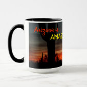 "Arizona is geweldig!" Sunset Sonoran Desert Cactu Mok (Links)