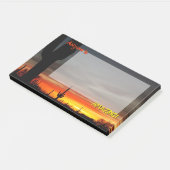 "Arizona is geweldig!" Sunset Sonoran Desert Cactu Post-it® Notes (Schuin)