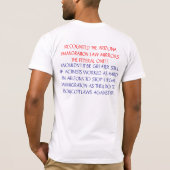 ARIZONA IS JUIST! T-SHIRT (Achterkant)