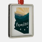 Arizona is paradijs metalen ornament (Rechts)