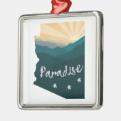 Arizona is paradijs metalen ornament (Links)
