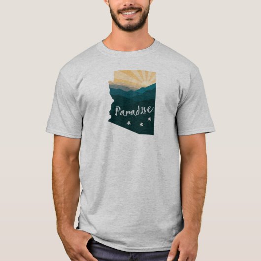 Arizona is paradijs t-shirt (Voorkant)