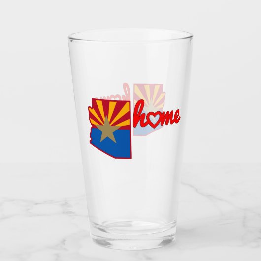 Arizona is zijn thuis glas (Voorkant)
