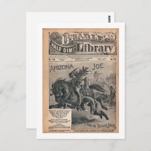 Arizona Joe - Beradle's Half Dime Library Briefkaart (Voorkant / Achterkant)