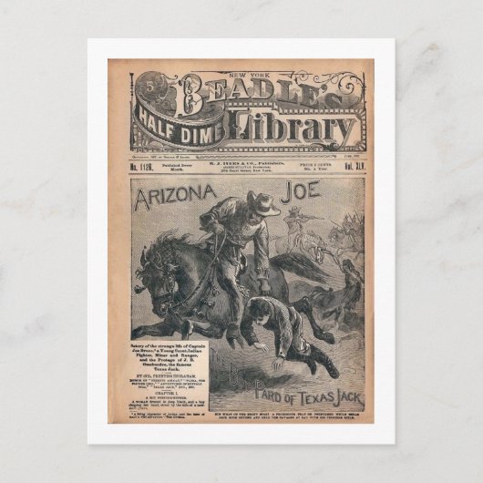 Arizona Joe - Beradle's Half Dime Library Briefkaart (Voorkant)