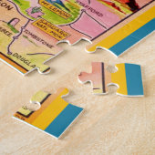 Arizona Kaart 11x14 Jigsaw Puzzel (Zijkant)