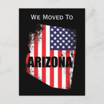 Arizona kaart Amerikaanse vlag vrijheid bewegen