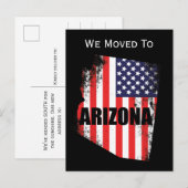 Arizona kaart Amerikaanse vlag vrijheid bewegen (Voorkant / Achterkant)