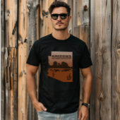 Arizona kaart Grand Canyon landschap T-shirt